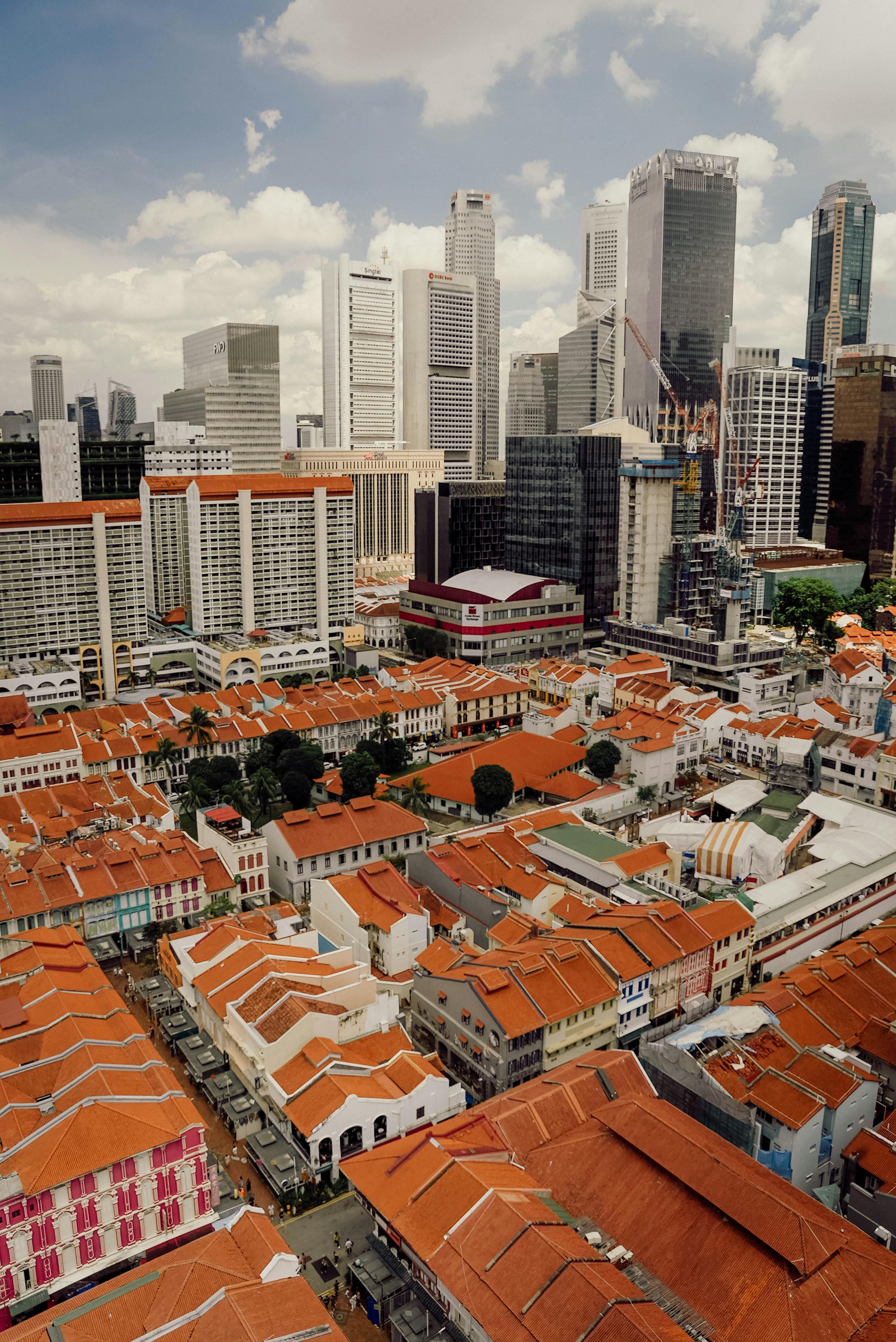 Singapore city skyline